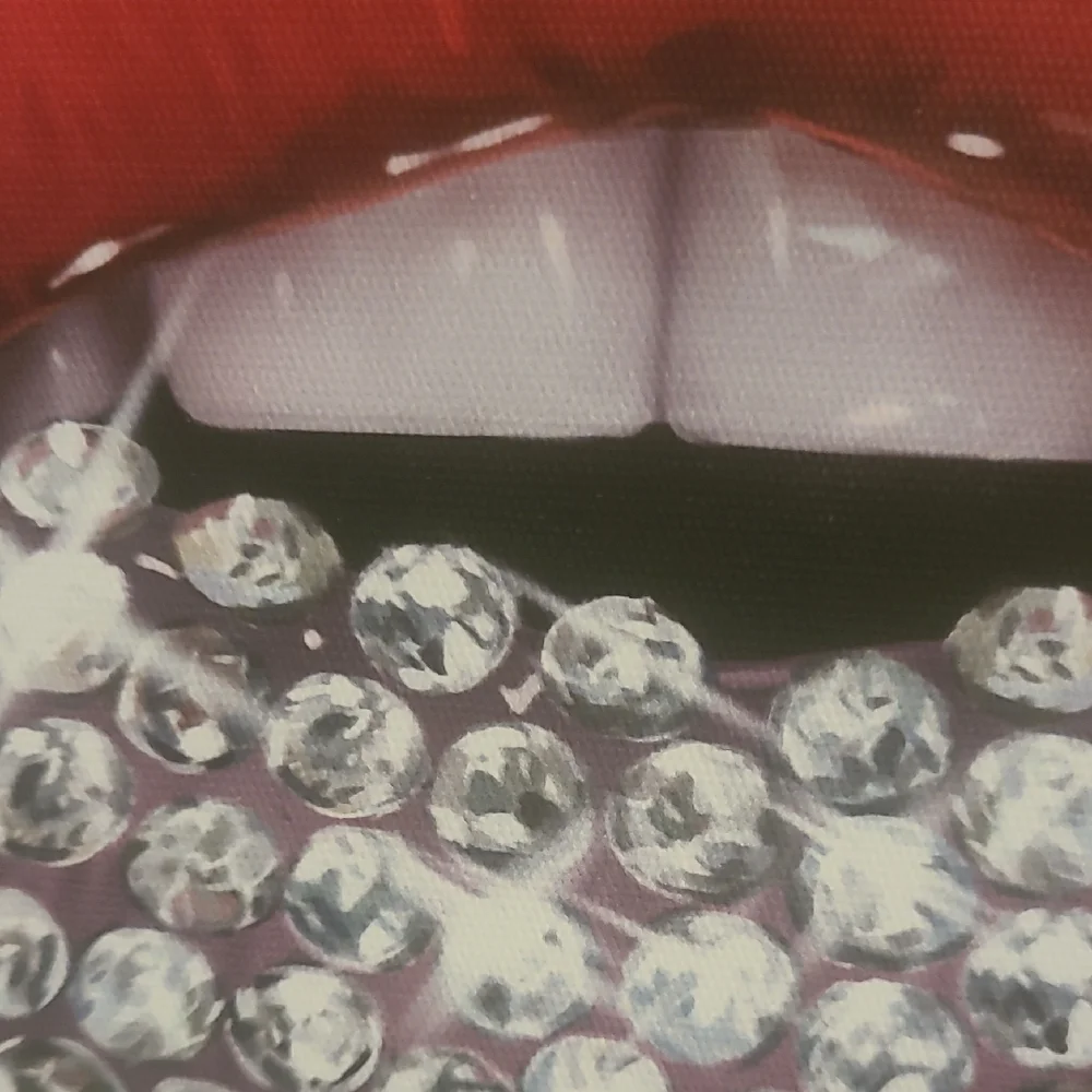 Red Lips Canvas Art